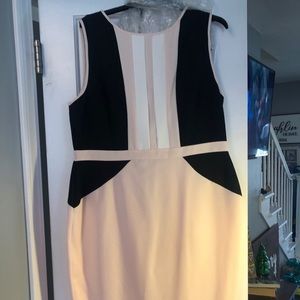 Dorothy Perkins black & pink dress